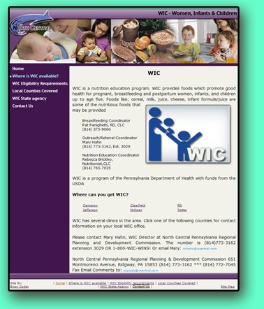 Women, Infants & Children Program (WIC)